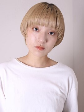ヨファ ヘアー 芦屋店(YOFA hair) 似合わせカットグランマッシュフェイスフレーミングショート0903