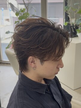 エデアンホンテン メンズサロン(EDEAN 本店 (旧:EDEAN 上通)) フェザーパーマ フェザーショート 熊本メンズパーマ