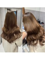 サロウィン 静岡 呉服町通り店(SALOWIN)&nbsp;アッシュミルクティー #シールエクステ#エクステ