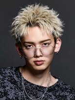 リップス 渋谷(LIPPS)&nbsp;ホワイトブロンド×スパイキーショート