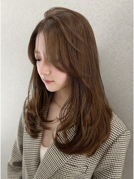 シーク 天神(SEEK) ベージュ/ベージュカラー/レイヤー/レイヤーカット