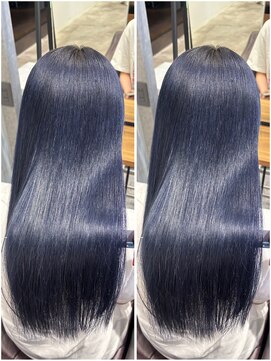 ローリン(Rolling) 【LINA】10代/20代/セミロング/ネイビーブルー/天神大名