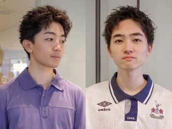 ラパンセヴェールメンズ 栄(LA PENSEE VERT MEN'S)の写真/【矢場町5分】トレンドを取り入れ［ツイストスパイラルパーマ/フェザーパーマ/ニュアンスパーマ］