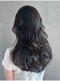 韓国ヘアロング顔周りレイヤーおくれ毛_ba570321