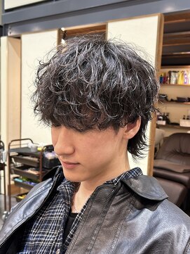アイフラット 本店(I-FLAT) シャドウパーマ/メンズカット
