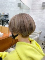 アッシュ 浦安店(Ash)&nbsp;ミルクティーベージュのマッシュショート