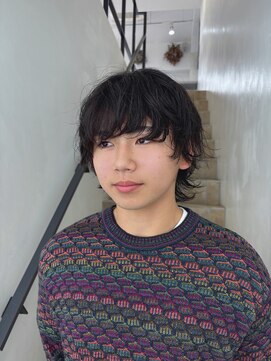 バズ(BUZZ) ニュアンスパーマ×ウルフ