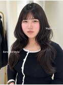 ダークパープル/ナチュラルショート/夏のヘアアレンジ/梅田