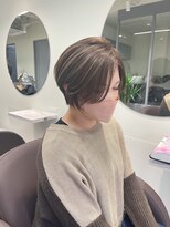 ジービージー(GBG)&nbsp;くびれショートボブ40代50代グレイカラー白髪染め白髪ぼかし