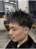 ツイストスパイラルパーマショートピンパーマクロップ