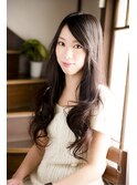 大人カジュアルなロングウェーブ
