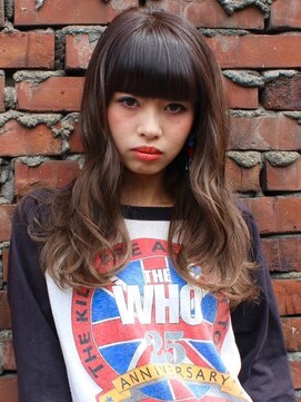 パム 恵比寿(PAM.) 大人かわいいアッシュブラウングラデーション[恵比寿/渋谷]