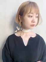 アルバム 銀座(ALBUM GINZA)&nbsp;ふわボブ_外ハネボブアッシュブラウンネオウルフ_7068