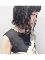 ホロホロヘアー(Hair)&nbsp;【ホロホロHair】切りっぱなし前下がりボブ