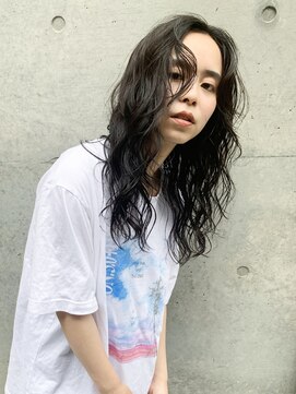 アイティー バイ アルバム 中野店(IT by ALBUM) ニュアンスパーマ_ハイライトカラーセミウェットウェーブ_7841