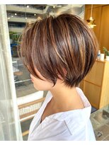 トリート 妙典店(TREAT)&nbsp;ハイライト×ショートヘア_TREAT妙典