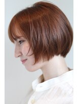 アーク(ARC+)&nbsp;大人可愛いミルクティーブラウン　前下がりボブ【ARC+代官山】