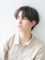 グロウミドル(GROW middle)&nbsp;トレンドセンターパートのニュアンスパーマ　野村恵子