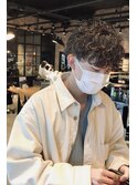 20代30代男性人気!2way無造作波巻きツイストスパイラルパーマ