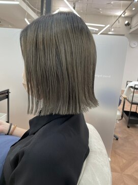 モルニ(MORNI) オリーブアッシュ_ヌナボブ チャンモリ ボブルフ