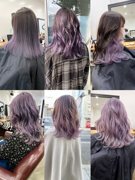 レモン(Lemon) 【Lemon】パープルカラー/ブリーチカラー/ハイトーン