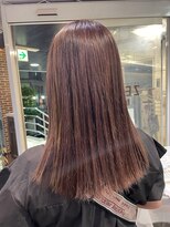 ヘアーアンドメイク ビス(HAIR&MAKE bis)&nbsp;ブリーチ一回～できる！ピンクブラウン【加藤沙久楽】