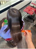 髪質改善ストレート