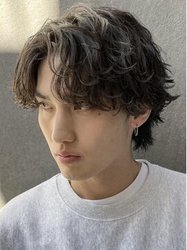 フィフス 栄(fifth) 波巻きパーマ波巻きスパイラルパーマツイストパーマメンズヘア◆