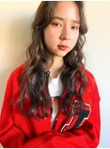ロングウェーブパーマ　○堀越太真樹