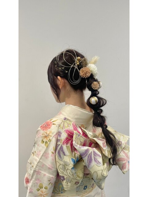 【イベントヘアアレンジ（成人式や卒業式に☆）】