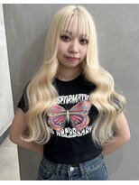 オフホワイト 大阪店(Off-White)&nbsp;夏爆流行りの抜きっぱなしブロンド！色落ちしない！