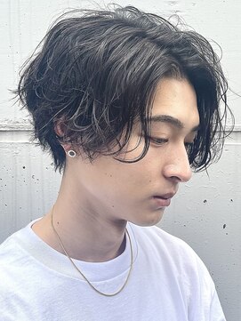 テン 心斎橋(tenn.) 心斎橋波巻きパーマスパイラルパーマツイストパーマウルフ30代●