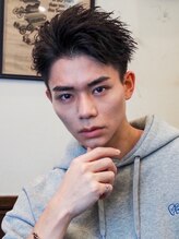 プレミアムバーバー 表参道店(PREMIUM BARBER produce by HIRO GINZA) かきあげリバースショート