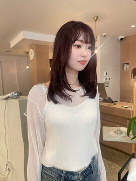 ユッカ 梅田(YUCCA) 【 YUCCA 】大人可愛い20代30代40代ロング/チェリーレッド