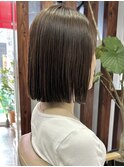 髪質改善縮毛矯正,レイヤー,縮毛矯正,白髪ぼかしハイライト.白髪
