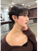 ショートカットショートヘアコンパクトショートボブ丸みショート