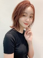 銀座/ショートボブ/髪質改善/顔周りレイヤー/韓国/ブリーチなし