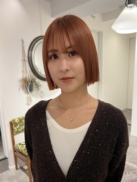 サンデイズド(SUNDAZED) ボブ/顔周りカット/オレンジブラウン