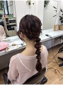 フワフワ編みおろしスタイル