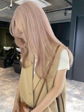 ペレ 梅田(PELE) くびれヘア/アプリコットオレンジ/夏のヘアアレンジ/梅田