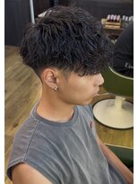 ダスティ穂高店&nbsp;波巻きパーマ×スペインカール