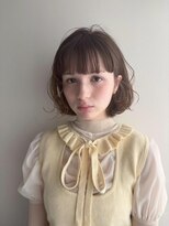 インク バイ アルテフィーチェ 甲子園口(ink by artefice)&nbsp;ショートカットミニウルフカットデジタルパーマチェリーブラウン