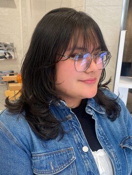 ピークアブー 原宿ハラカド(PEEK-A-BOO) 姫カットレイヤーウルフロングミディアムハッシュカット