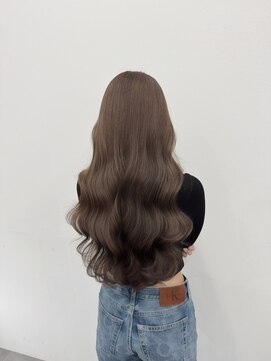 黒髪/オリーブグレー/小顔/ココアベージュ/髪質改善/縮毛矯正