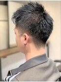 ★Ms hair★バーバーメンズナチュラルフェードスタイル〈米〉