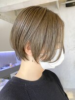 エリマバイフィフス 調布(elima by fifth)&nbsp;調布イルミナカラーレイヤーボブウルフショートカットベージュ