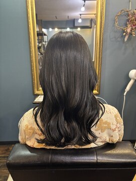 モノトーン×リバース巻き