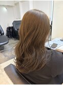 ブリーチなしオリーブカラーオリーブベージュ透明感20代30代40代