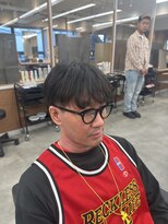 ルースト 南堀江店(ROOST) 刈り上げセンターパート/波巻きツイストスパイラル/南堀江