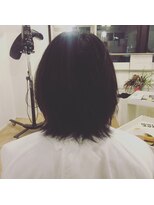 カタチヘアー(HAIR) １６。。。重さと軽さ。。。ふんわり。。。ウルフのカタチ